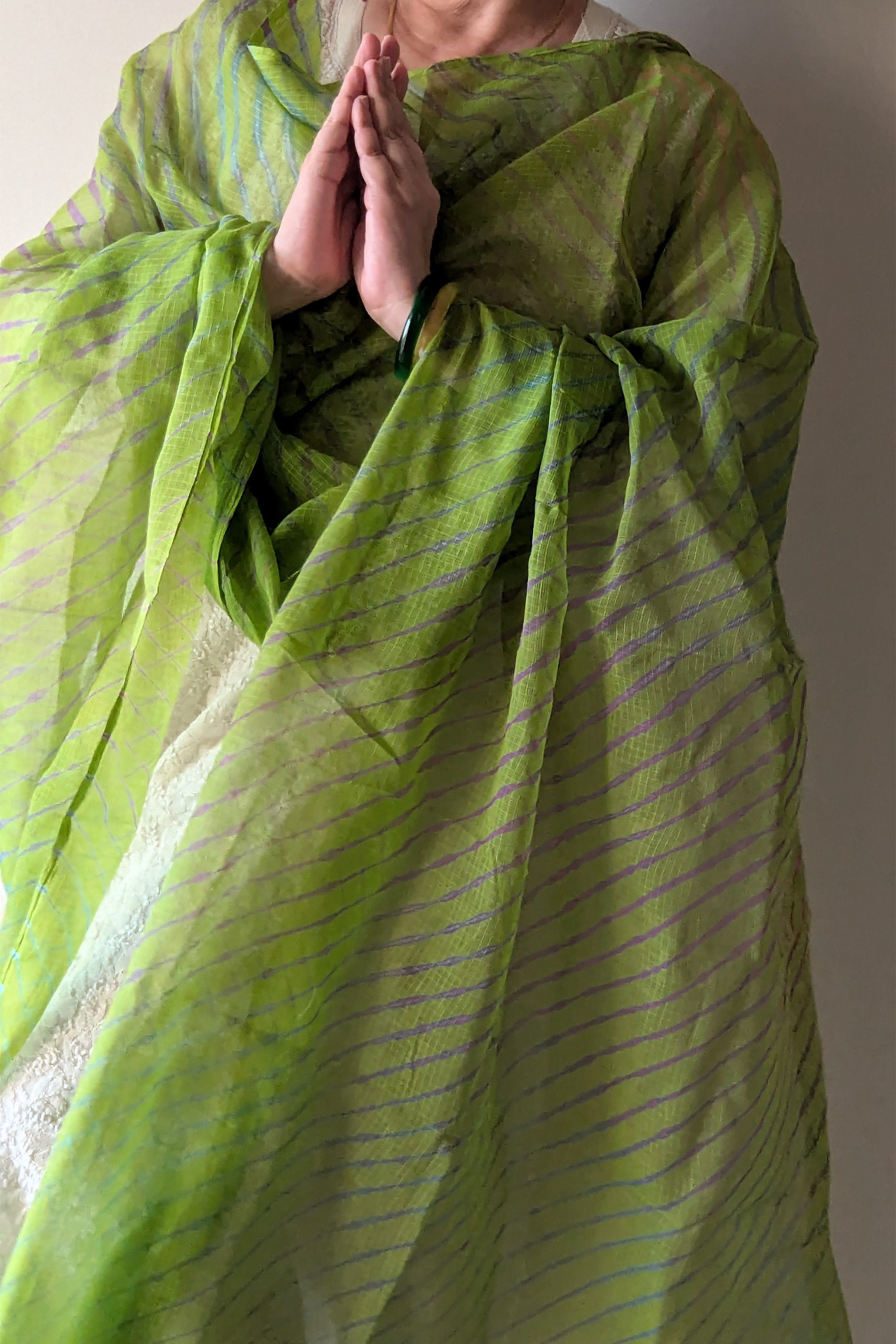 green dupatta