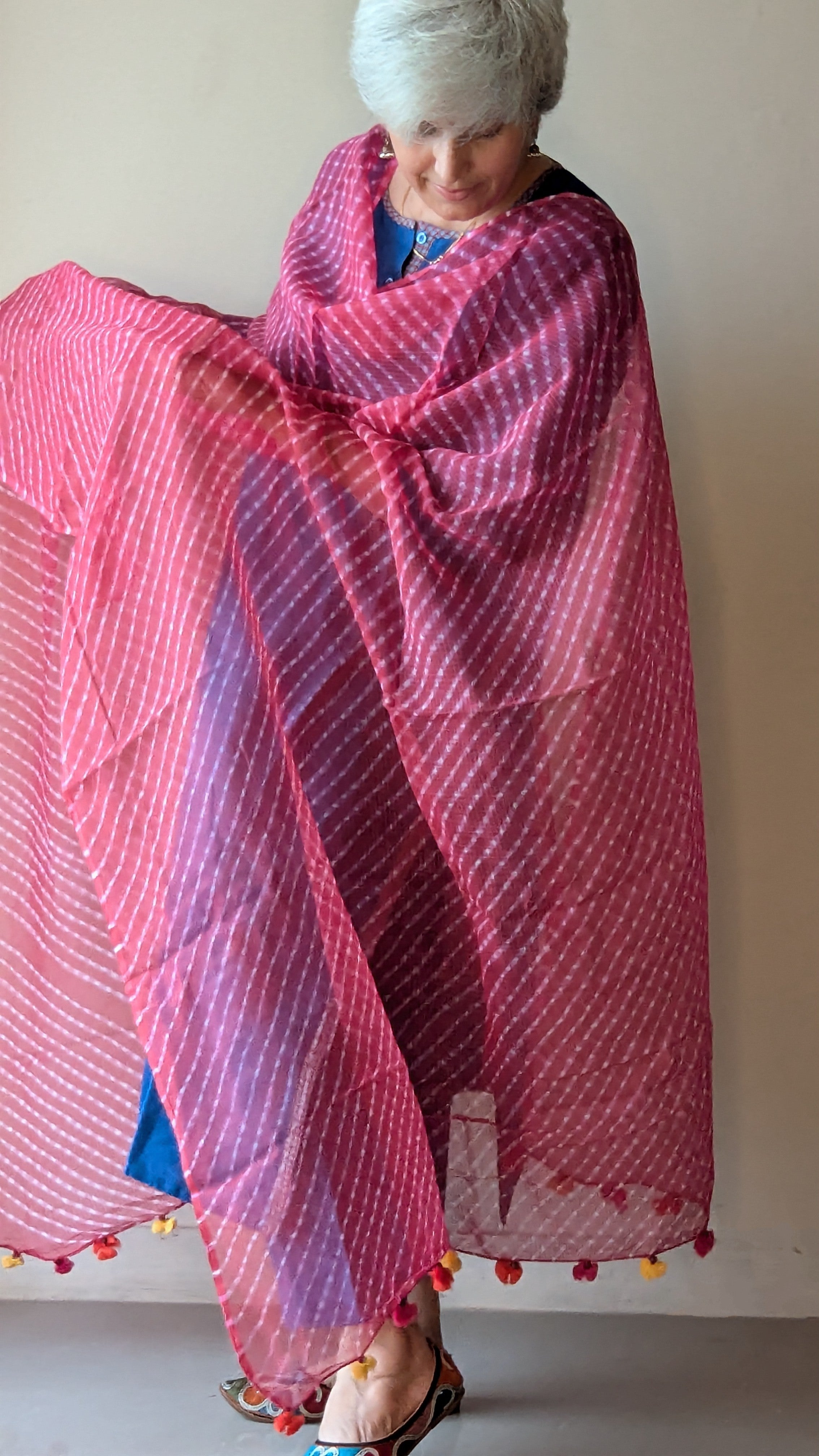 PINK with gentle light pink accents