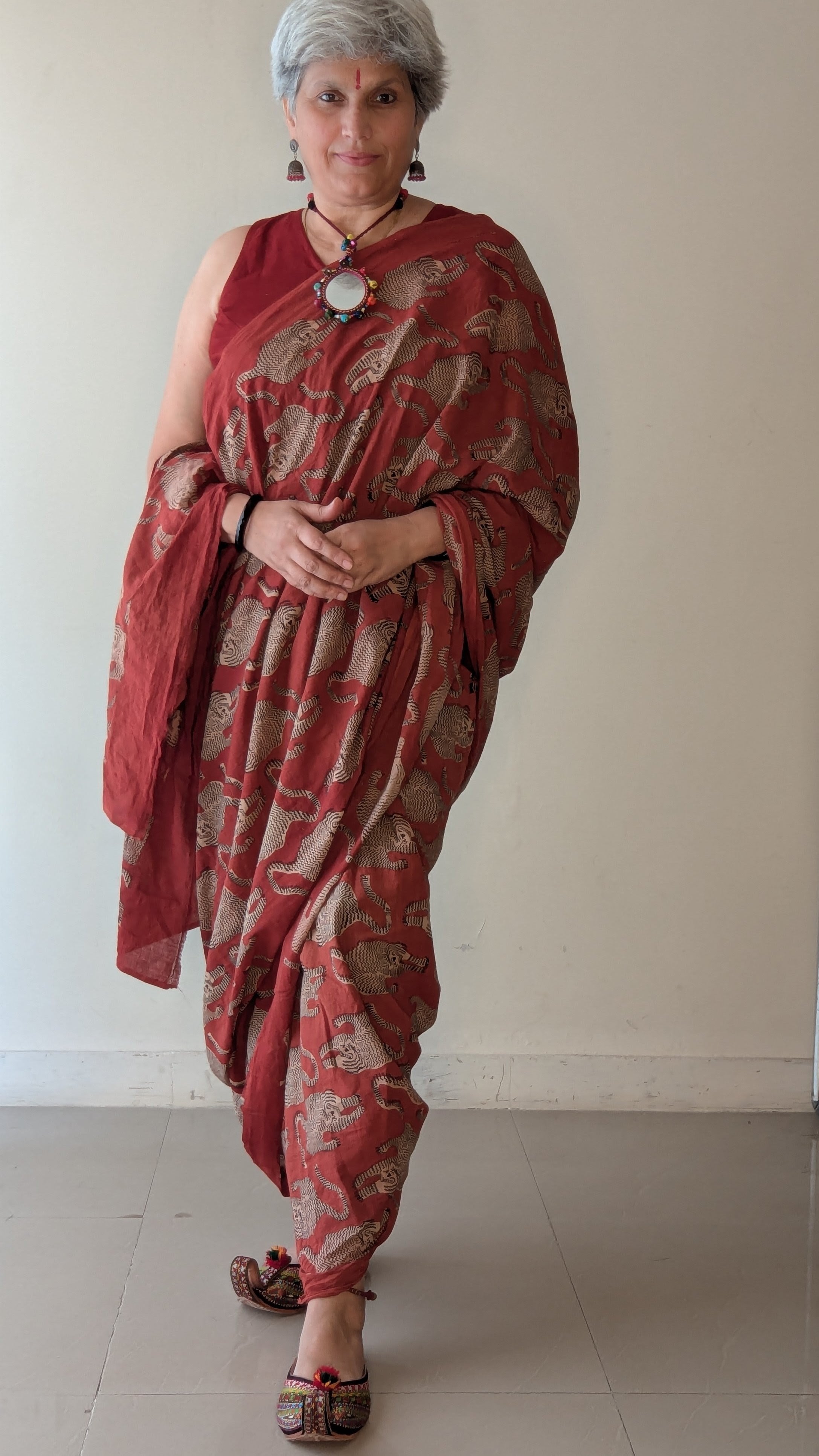 FIERY STRIPES SAREE