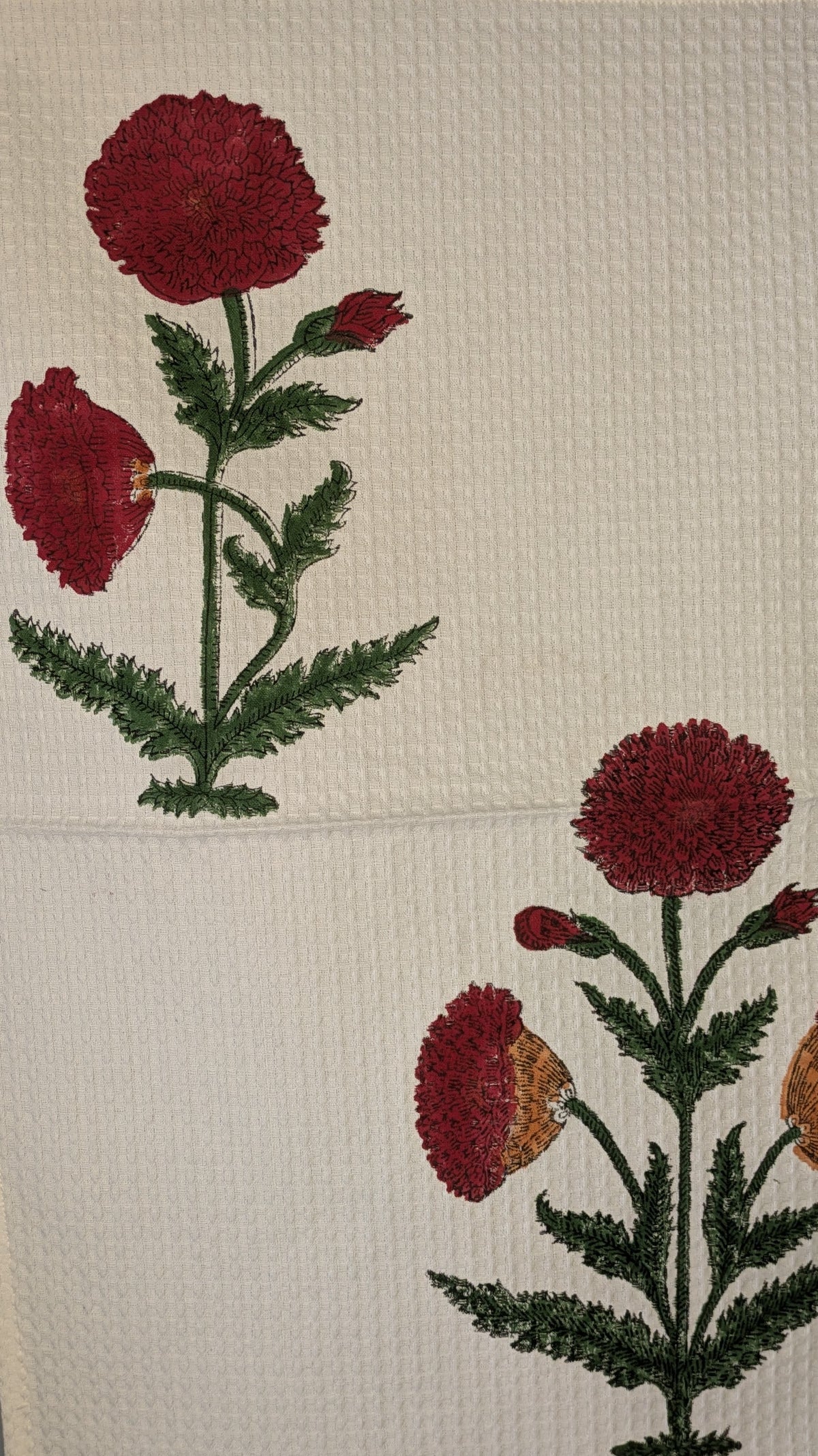 RED POPPY Hand -Towels