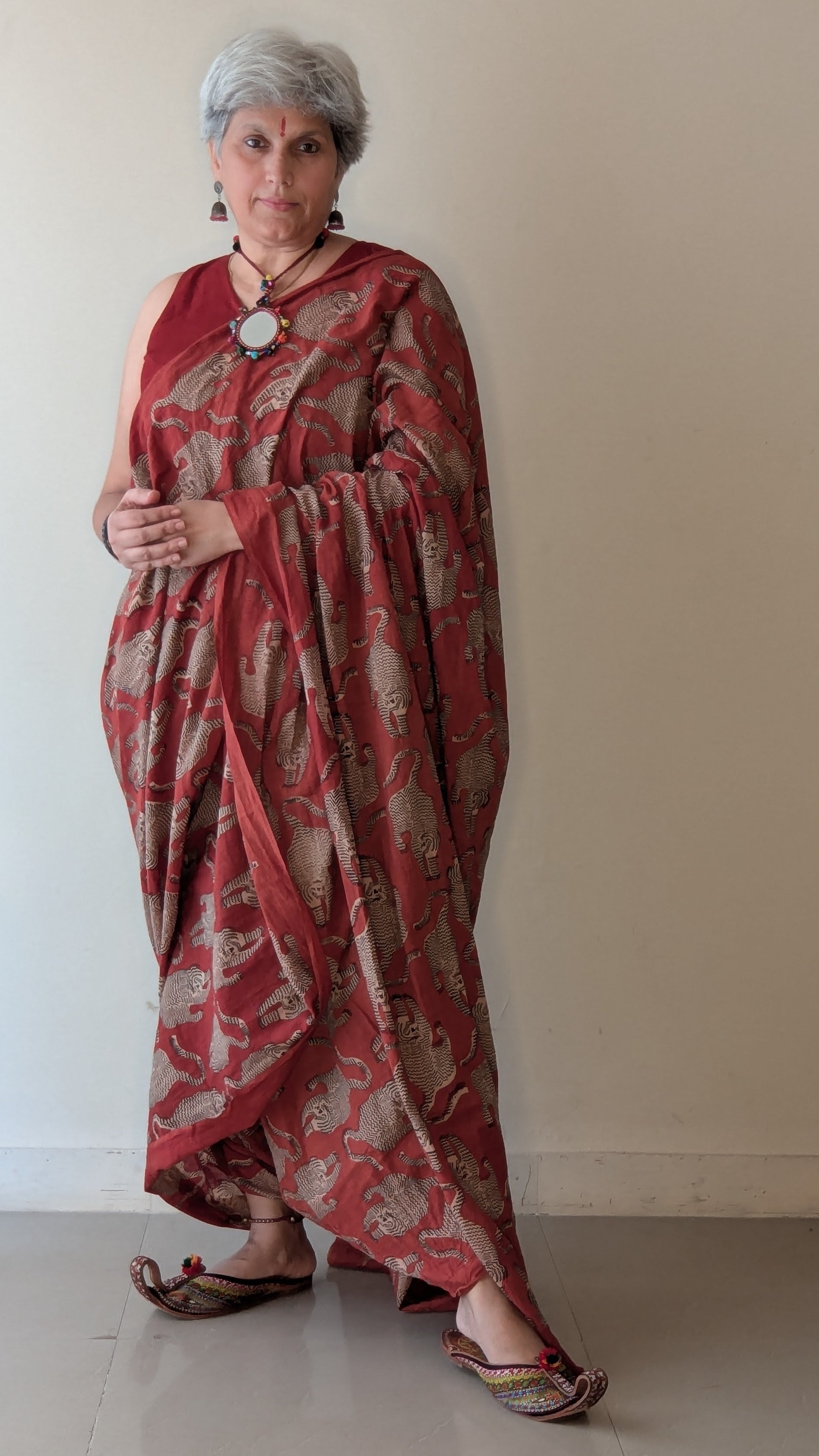 FIERY STRIPES SAREE