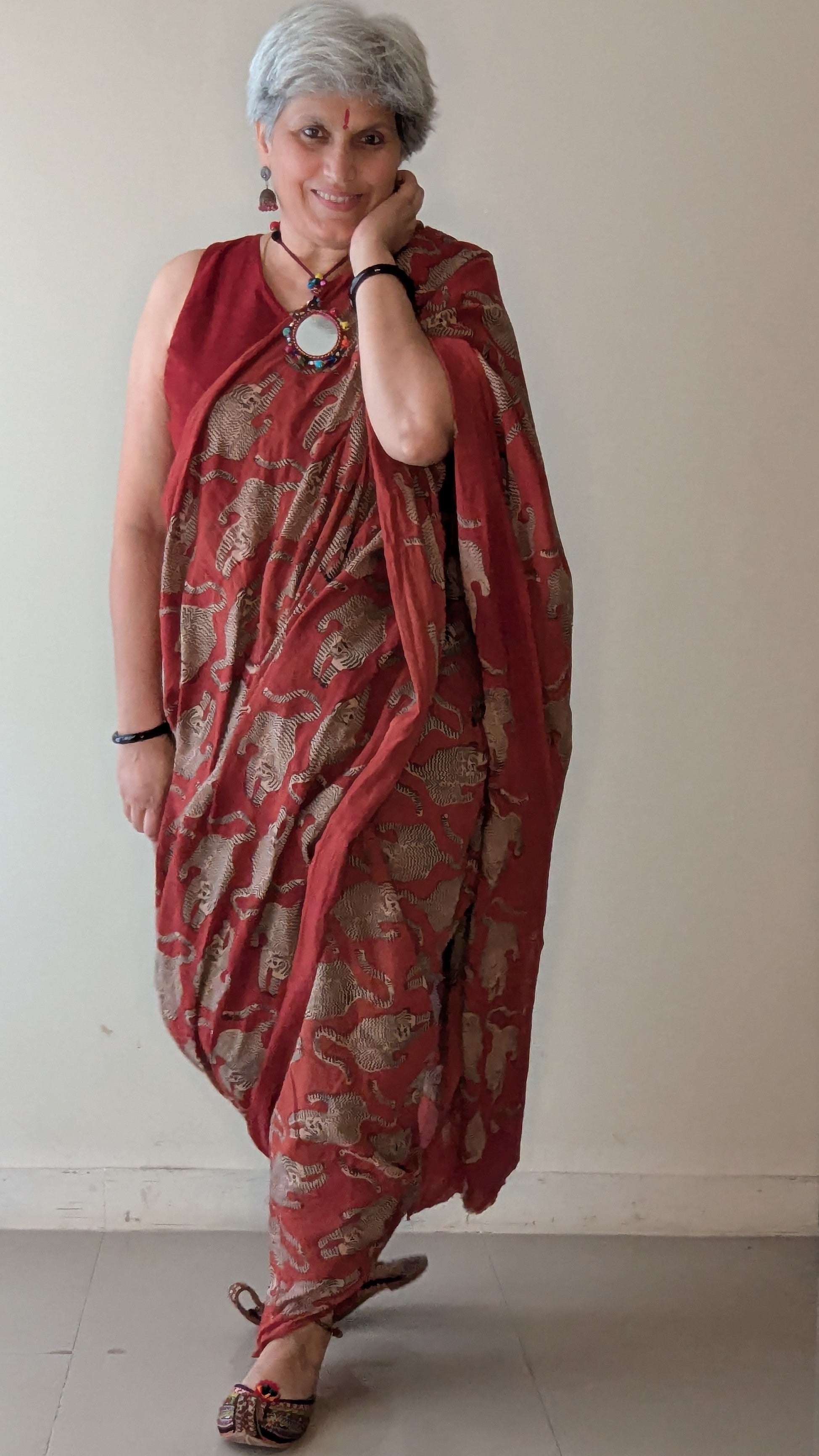 FIERY STRIPES SAREE